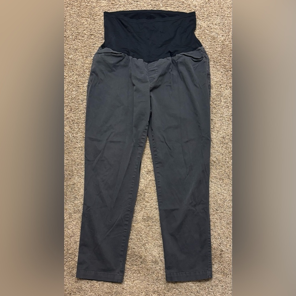 GAP Women's Dark Gray Maternity Pants